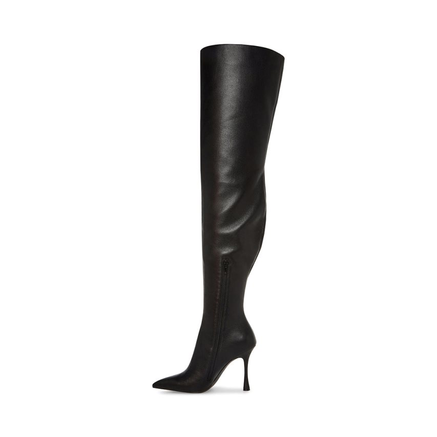 Botas Hasta La Rodilla Steve Madden Brittany Mujer Negras | ES SDE286